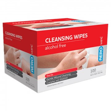 Saline Cleansing Wipes Bo