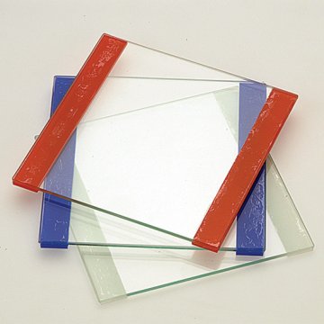 10x10cm Plain Glass Plate
